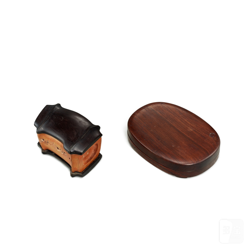 Two inkstones, Qing dynasty | 清 石硯兩件 - 图3